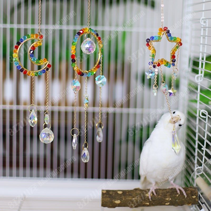 8玖-鹦鹉彩虹啃咬玩具阳光炫彩耐啃咬吊环小鸟攀爬鸟笼装饰站杆,宠物/宠物食品及用品,鸟玩具,淘宝优惠券,粉丝福利购,淘宝优惠卷