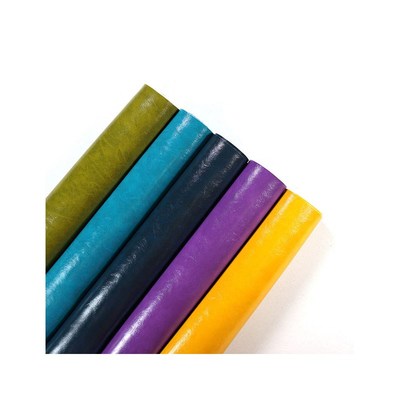 加厚PU油蜡皮皮革面料沙发卡座汽车坐椅皮料软硬包防水皮子人造革