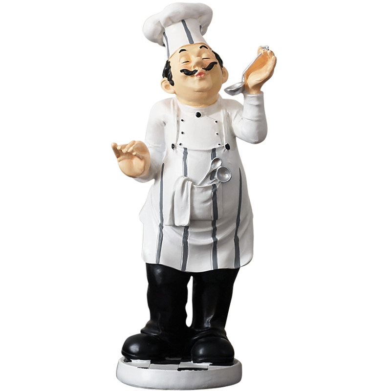 欧式厨师摆件创意餐桌橱柜装饰品厨房西餐厅蛋糕店红酒架厨房摆设,家居饰品,装饰摆件,淘宝优惠券,粉丝福利购,淘宝优惠卷