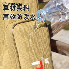 新款单层双层帆布迷你海竿包路亚竿短款冰钓包渔具包路亚包便携式