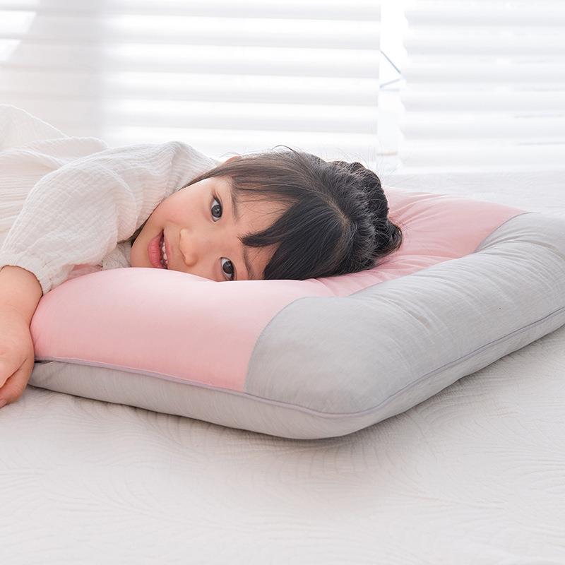 婴儿枕头冰丝透气夏季0-1-2-3岁宝宝幼儿园儿童小枕头6岁以上凉枕