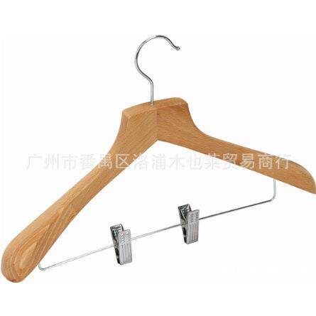 榉木轻奢实架木衣架实木衣架店客房小号019N服装店家用服装衣酒可