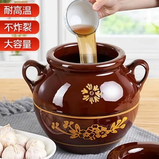 猪油罐家用食品级油罐陶瓷耐高温储油老式荤油坛子调味罐厨房油缸