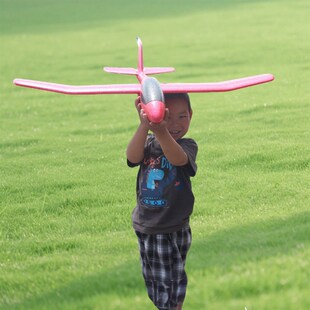 86cm手抛飞i机86手抛泡沫飞机超大户童滑翔机航空儿外玩具