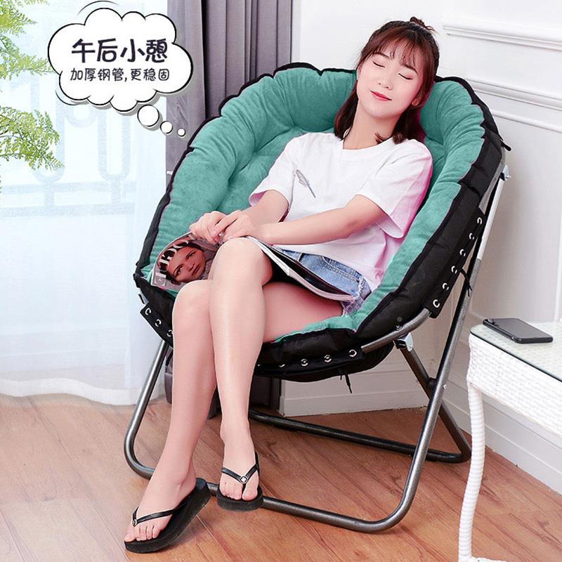 PZ0502厚折叠月亮椅台休闲阳靠背椅用午休午睡躺椅舒家适懒加人沙