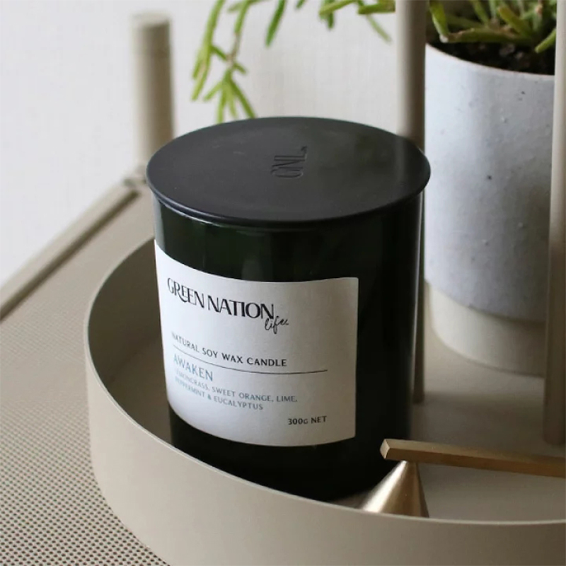 澳洲Green Nation Life小众大豆蜡香薰蜡烛 进口精油 持久留香