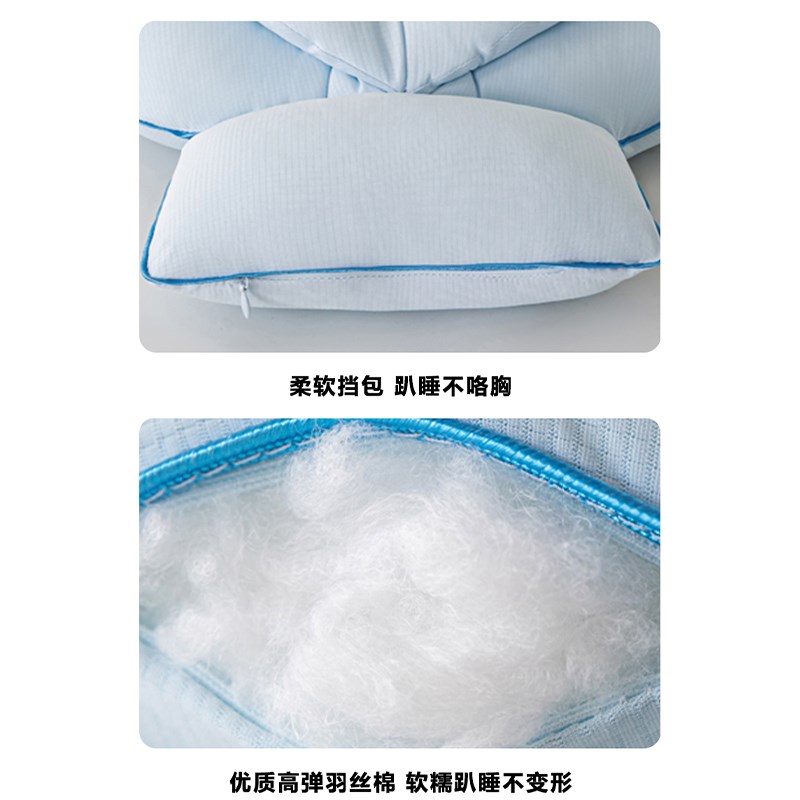 午睡枕办公室高品质神器小学生睡觉双层抱枕午休趴睡午觉护胸枕头