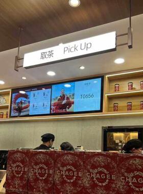 吊杆灯挂箱广告牌招牌橱窗l吊牌吸顶悬收银柜台吧台e1527d光灯牌