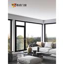 层封玻三璃定制 伟隔盾门窗75断桥铝窗 系统开窗和倒BFO开窗