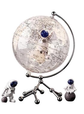 发光透明地女球仪摆档件20240221宇航员太空人轻奢高1012岁男孩日