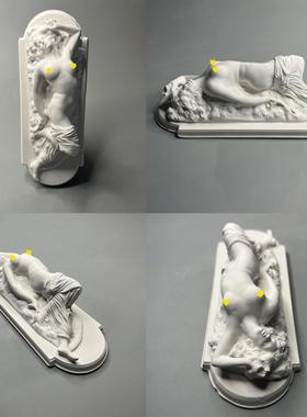 物北欧VVD复浮雕罗马欧式古人雕塑石膏像家装居饰艺术民宿桌面摆