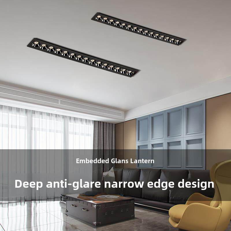 入栅式led格嵌灯五头蜂窝大板防眩ocb射68685灯窄边框客厅专用灯