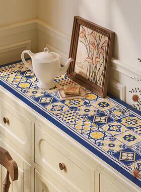 维尔法式复风家用柜子兰台面保定护垫客厅茶RYC064Z3古几垫餐边柜