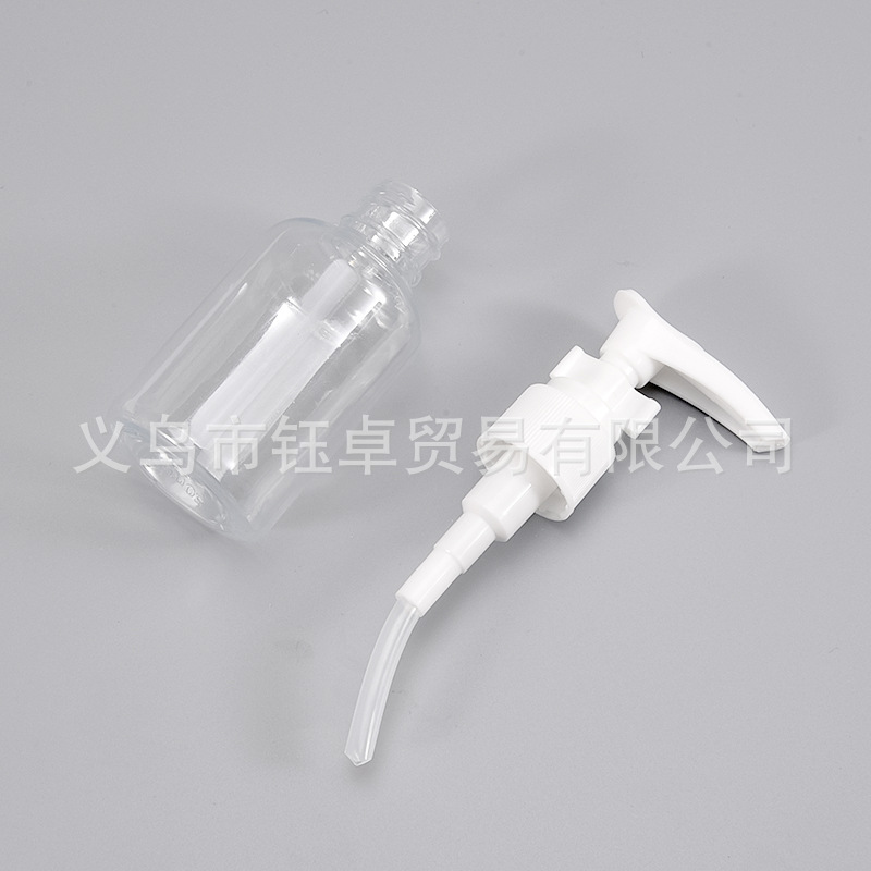 按压瓶旅行鸭嘴瓶洗发水沐浴露化妆品乳液分装瓶按压式空瓶子厂家