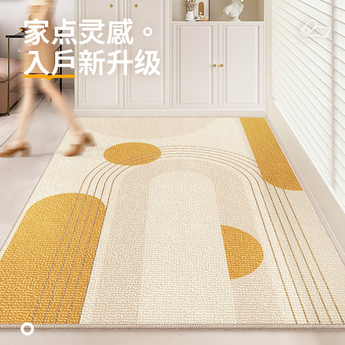 入户门高级感地垫玄关进门家用门厅地毯J门口耐脏防滑脚垫室外门