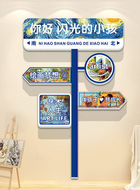 幼儿园墙面装饰环创材料绘画画室教室布置标语小学托管Z班级文化