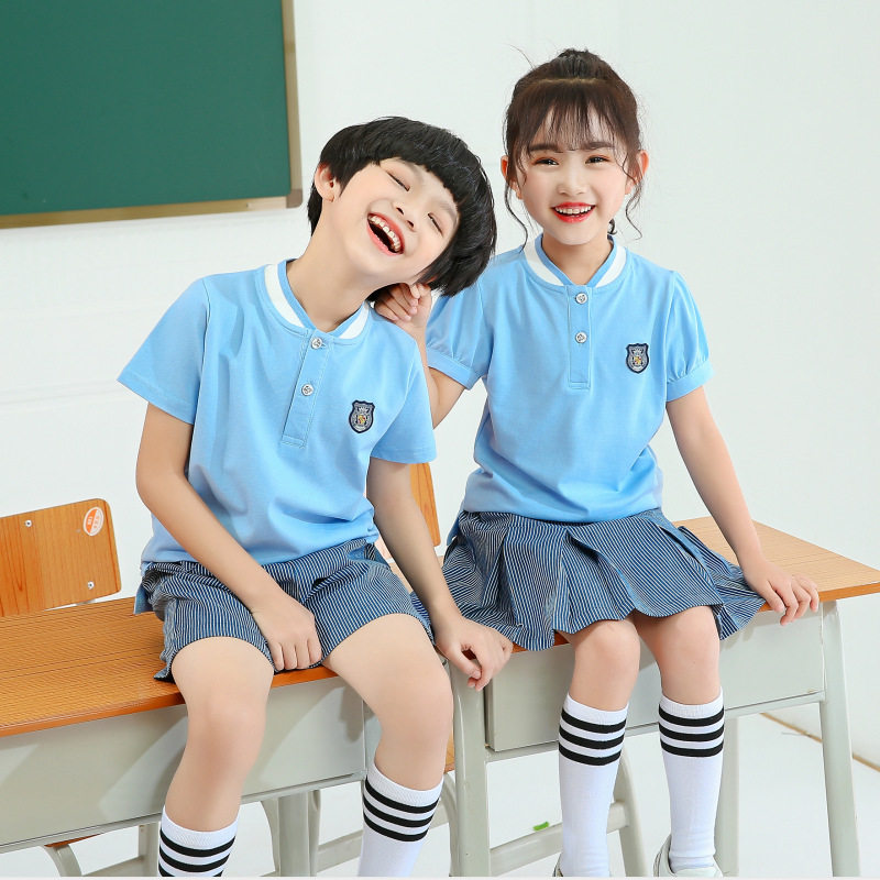 夏季新款幼儿园园服学院风韩版儿童毕业服夏季班服套X装小学生校