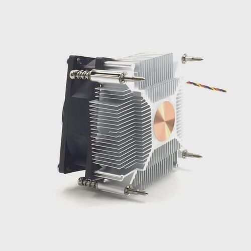 冰深1155/1200k/115p0 1151/I3/I5/I7cpu散热器静音铜芯4线温控风