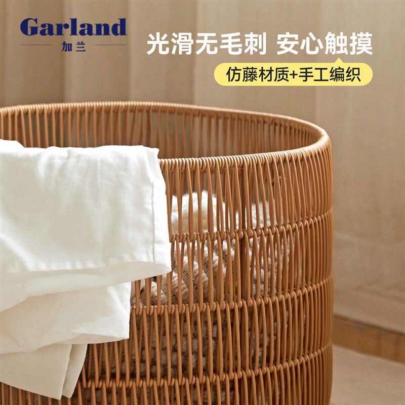 加兰实木儿童g床头柜简约奶油风玩具收纳篮筐现代小户型沙发边几,住宅家具,儿童床头柜,淘宝优惠券,粉丝福利购,淘宝优惠卷