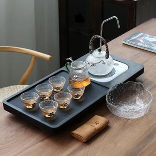 功夫茶具套装 正佳源日式 家用茶道茶盘全自动简约客厅现代办公茶具