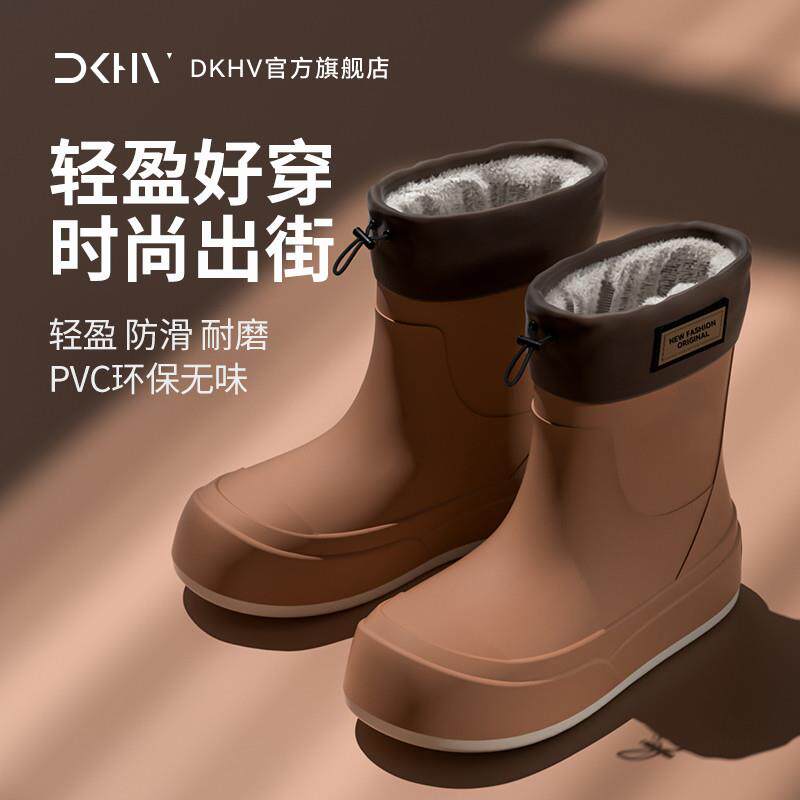 新品2026新款增高厚底雨鞋女款成人耐磨雨靴防水防滑水鞋保暖外穿