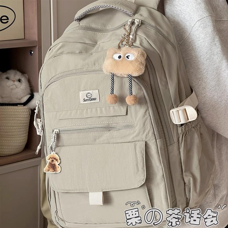 新品简约百搭ins书包女日