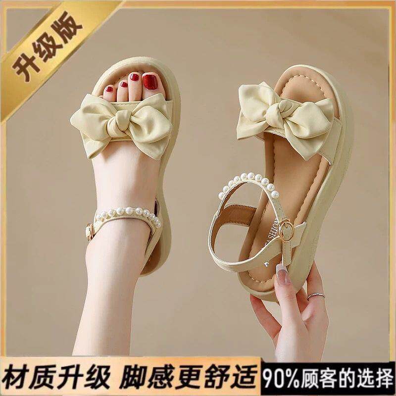 新品踩屎感精致凉鞋女款20