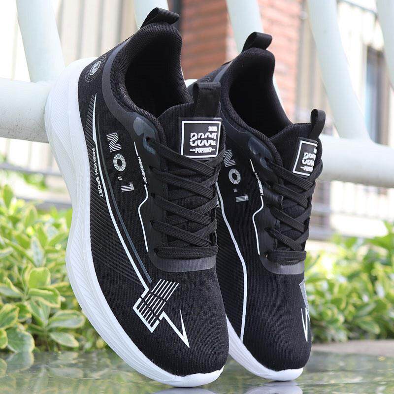 新品男鞋2026新款夏季跑步鞋透气网面男款超轻减震跑鞋防滑潮流运