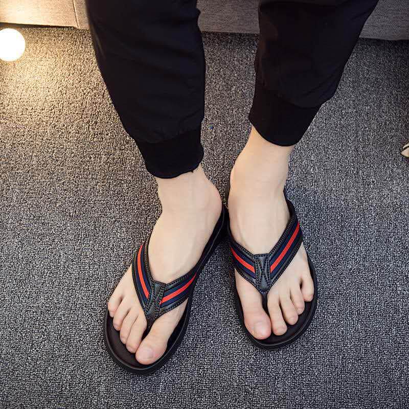 新品韩版风男洞洞鞋新款拖