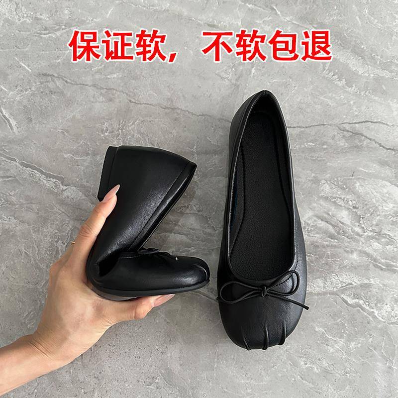 新品韩版百搭一字带包头半拖鞋女外穿懒人一脚蹬粗跟方头后空穆勒