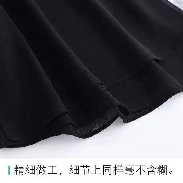 新品雪纺阔腿裤女2026新款高腰显瘦百搭A字五分裤双层坠感休闲短