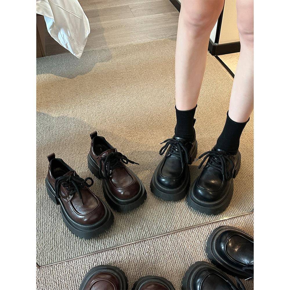 新品41-43码 大码女鞋少女风甜美波点玛丽珍单鞋浅口圆头平底芭蕾