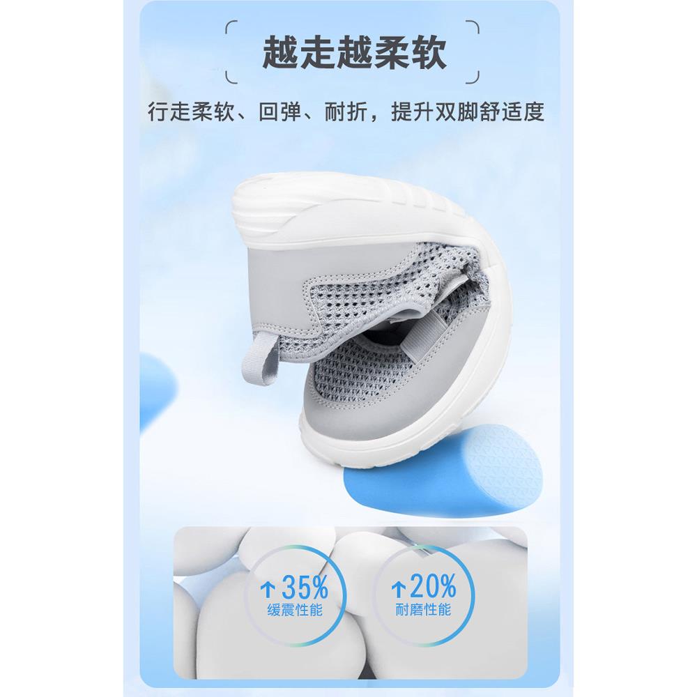 新品宽胖脚老人鞋女夏季妈妈凉鞋中老年健步鞋防滑软底布鞋跳舞方