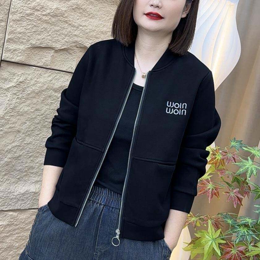 新品中老年女装妈妈秋装2026新款棒球服夹克休闲时尚洋气上衣短款