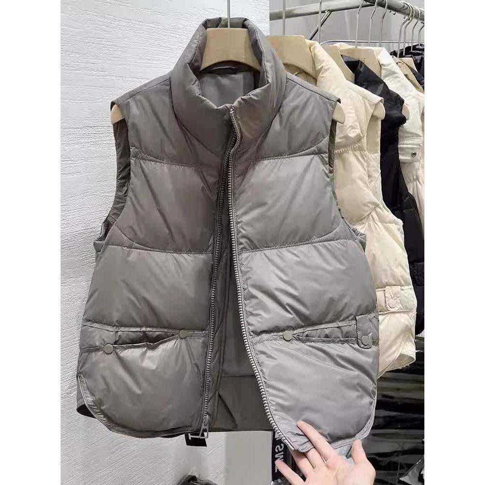 新品羽绒棉马甲女2026秋冬新款宽松百搭背心坎肩外套衣服马夹洋气