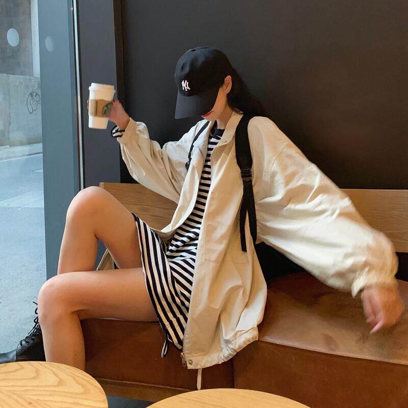 新品外套女春秋2026年新款ins原宿风宽松学生韩版盐系炸街棒球服