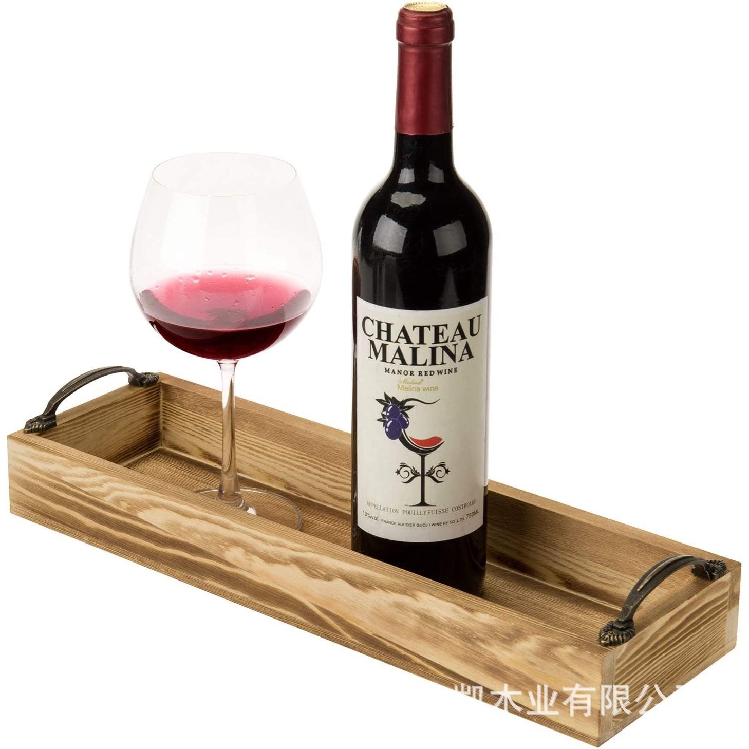 实木日式风茶具木托盘茶盘桐木茶盘复古木制茶具套装木质酒店托盘