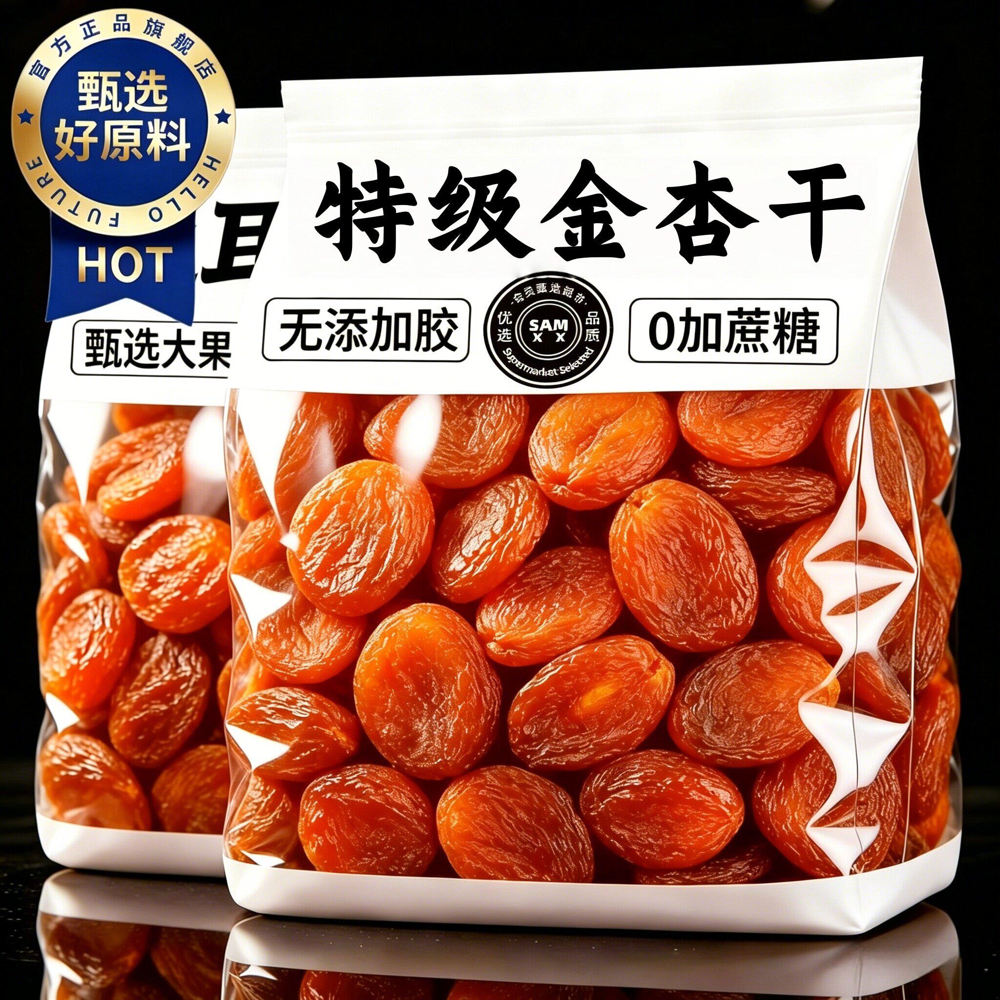 农科院2026新货新疆杏干无添加天然杏仁干果脯孕妇零食官方旗舰店