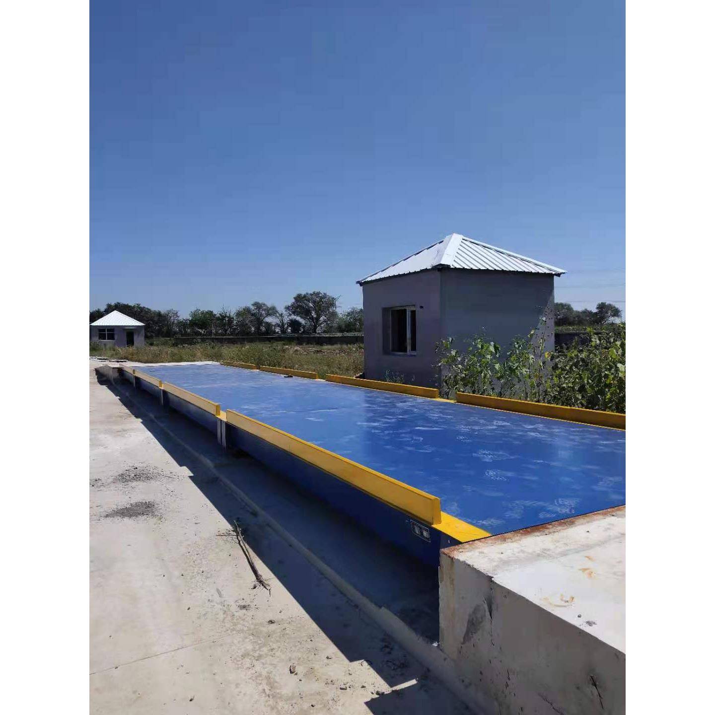 山西无基坑150吨120T200T砂石料场、3*18米电子地磅汽车衡器