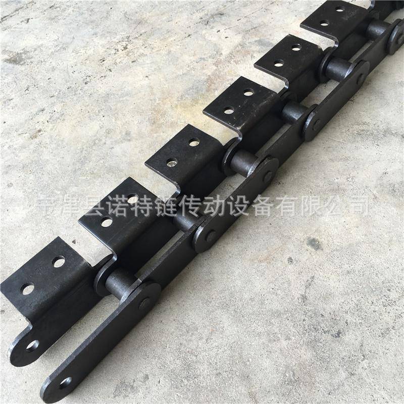 现货供应非标传动链条节距100碳钢链条不锈钢双节距弯板链条