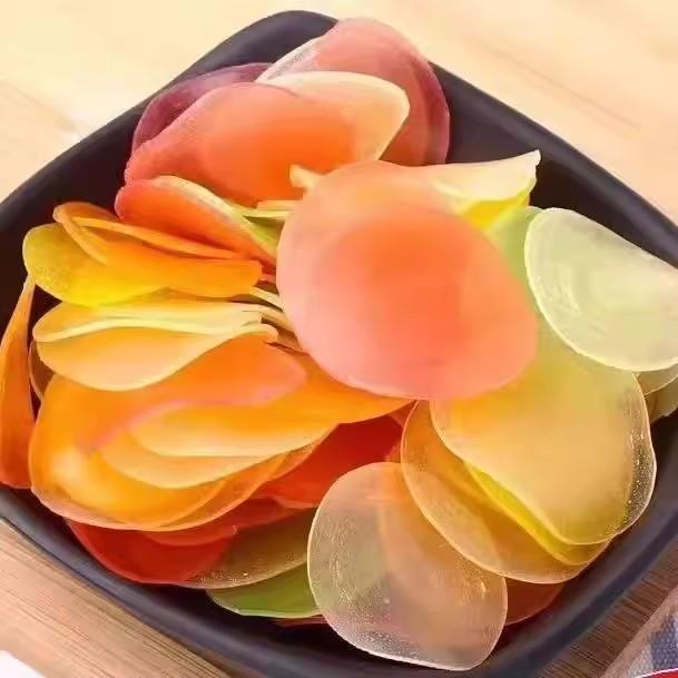 虾片自己炸虾片彩色虾片网红怀旧膨化休闲零食油炸薯片