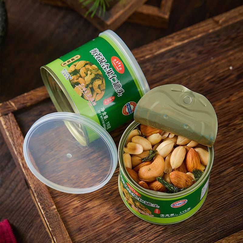 新品海苔混合果仁罐头腰果罐头海苔味腰果仁苔条花生米巴旦木坚果