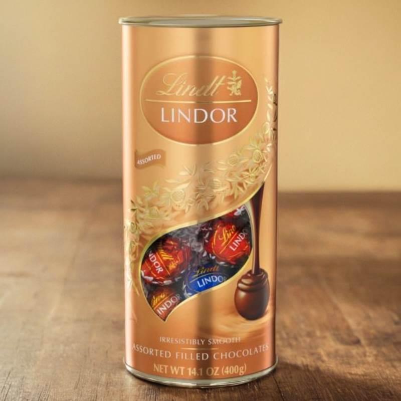 Lindor瑞士莲巧克力软心球200g黑白牛奶草莓礼盒零食进口喜糖散装