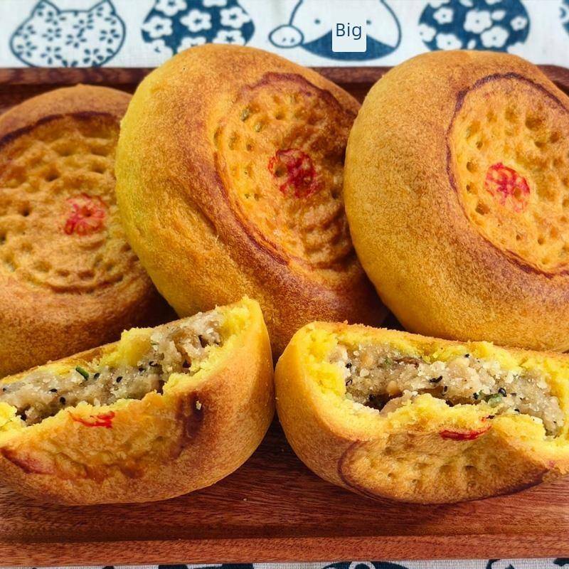 张家口特产坝上纯胡麻油酥皮月饼传统老式五仁月饼纯手工大月饼