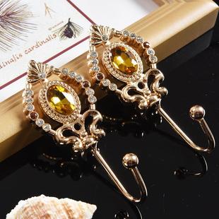 推荐 窗帘勾绑带钩挂球挂勾免打孔衣帽 欧式 窗帘挂钩免钉墙钩壁钩