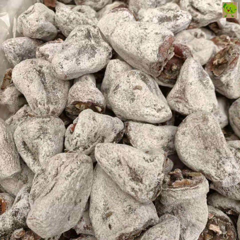 老式的柿子饼乾流心白霜散装整箱老树老霜农家霜降吊饼传统