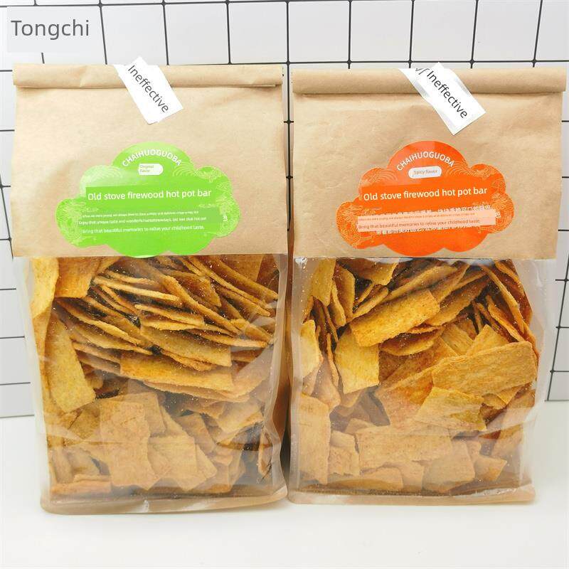 老灶柴火锅巴原味麻辣味350g/袋酥脆锅巴零食香脆下午茶点心 包邮