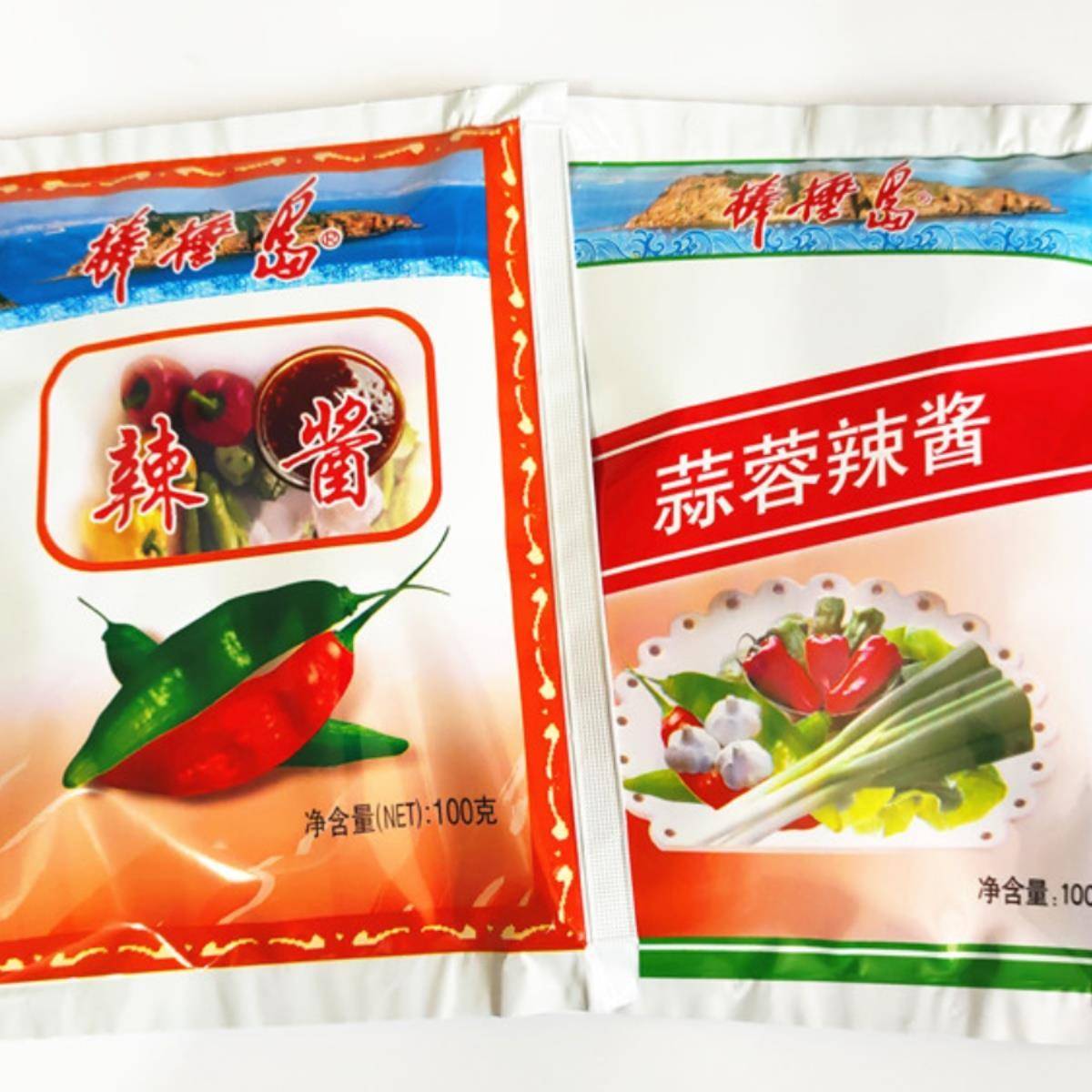 棒棰岛辣酱100g*10袋烧烤酱蘸菜酱冷面酱辣椒火锅调味酱大连特产
