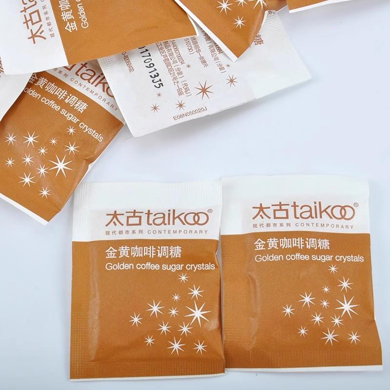 Taikoo太古咖啡糖包伴侣黄糖包咖啡糖金黄赤砂糖方糖5g*100小包装