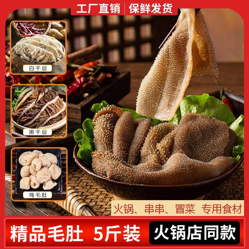 新品新鲜巴掌毛肚叶片火锅火锅串串食材牛百叶牛肚千层肚重庆新鲜